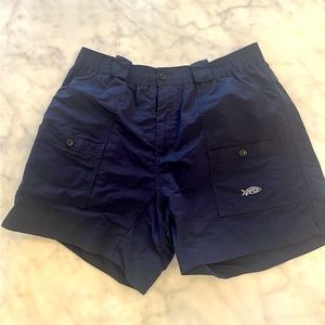 AFTCO men’s Fishing Shorts size 36 Navy Blue